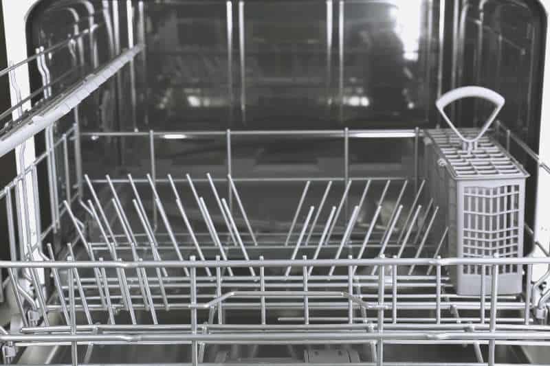 bottom rack of the dishwasher empty