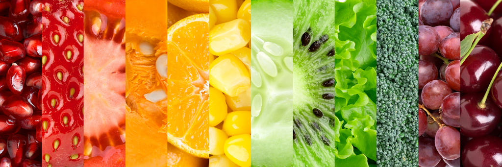 image slice of fruits and vegetables